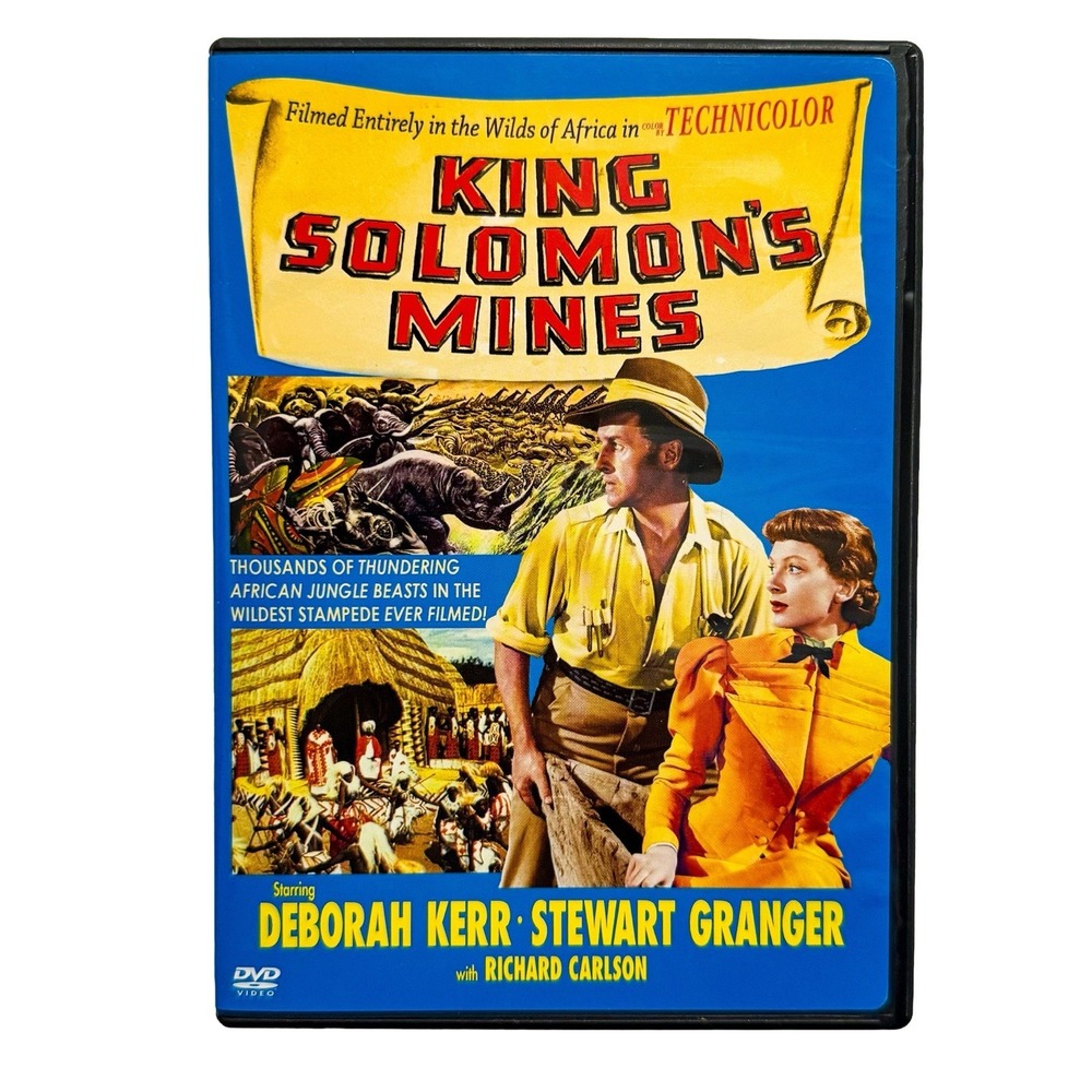 King Solomon's Mines DVD 1950‎ Deborah Kerr Stewart Granger Adventure Movie